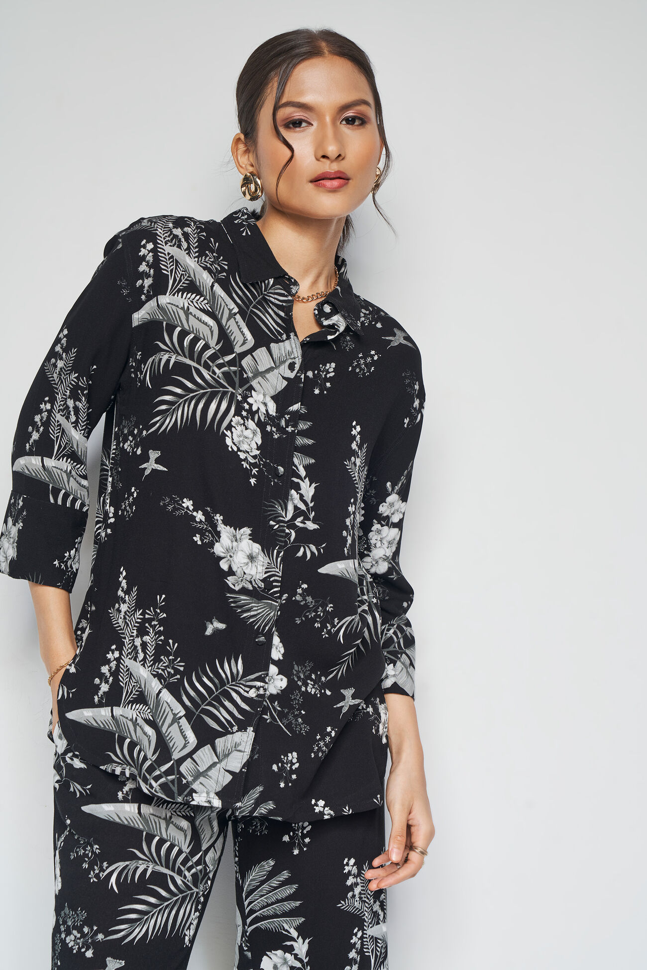 Yin Yang Co-ords Set, Black, image 5